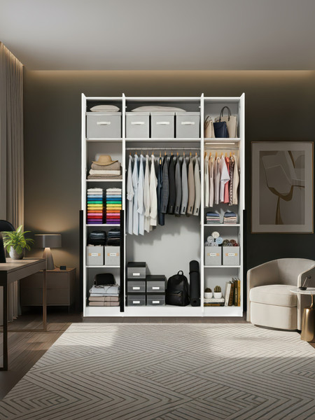 Изображение товара Шкаф Black Red White SZF4D (белый)