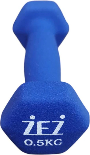 Изображение товара Гантель ZEZ Sport Виниловая / 0.5kg-N-С