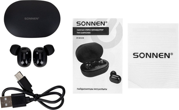 Изображение товара Беспроводные наушники Sonnen EP-BH25B / 514125 (черный)