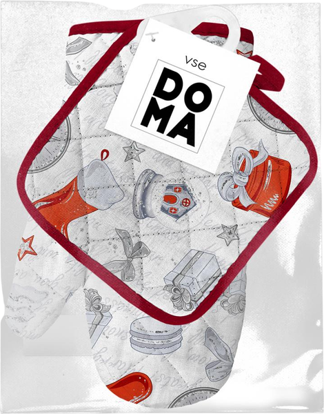 Изображение товара Набор прихваток Миланка Vse Doma 60101-2 Время Чудес