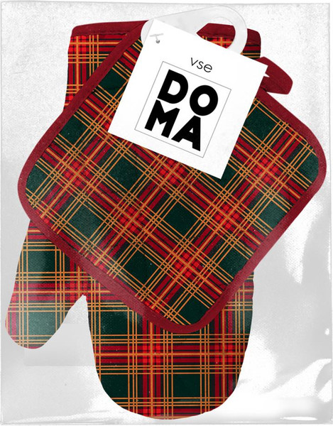 Изображение товара Набор прихваток Миланка Vse Doma 60210-1 Изумрудная Сказка