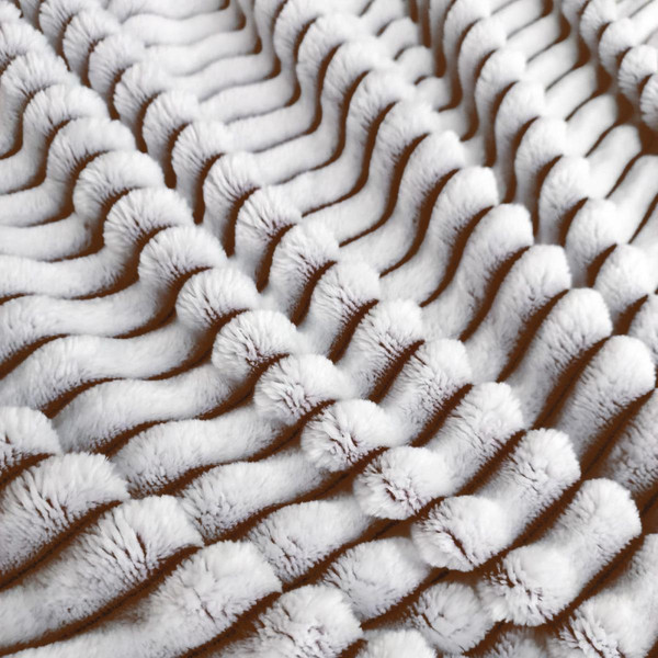 Изображение товара Плед Миланка Vse Doma 180x200 (коричневый/белый)