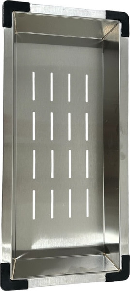 Изображение товара Мойка кухонная Schtoff Best Silver 6050 K-1 Black SD-1 Silver (с коландером и дозатором)