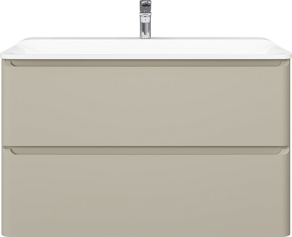 Изображение товара Тумба под умывальник Raval Welto 100 / Wel.01.100.2/P/BRS/RL (подвесная, светло-коричневый)