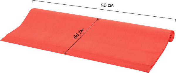 Изображение товара Набор бумаги для оформления подарков Золотая сказка 116501 (50л, коралловый)