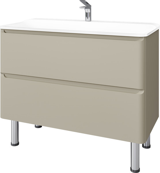 Изображение товара Тумба под умывальник Raval Welto 100 / Wel.01.100.2/P/BRS/RL+Leg.05.50/H200/Silver/RL+Leg