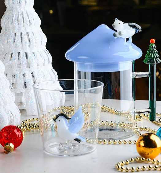 Изображение товара Кружка Ichendorf Milano Christmas Tales / 0935209531 (кот на крышке)