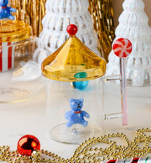 Изображение товара Кружка Ichendorf Milano Schiaccianoci / 0935209572 (голубой медведь тедди)