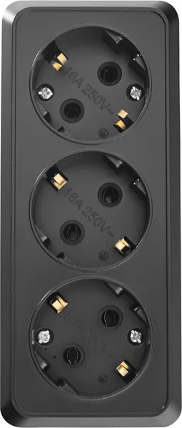 Изображение товара Розетка General Lighting Альфа 477059 (черный)
