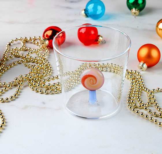 Изображение товара Стакан Ichendorf Milano Schiaccianoci / 0935209549 (красный/розовый леденец)