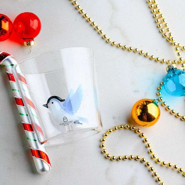 Изображение товара Стакан Ichendorf Milano Woodland Tales / 0935209610 (голубая птица)