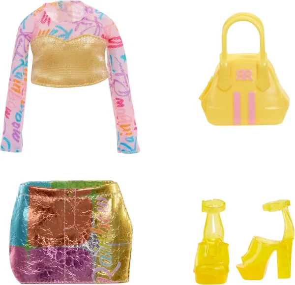 Изображение товара Кукла с аксессуарами Rainbow High Фэшн стайл Санни / 69001 (желтый)