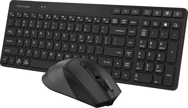 Изображение товара Комплект клавиатура и мышь A4Tech  Fstyler FB2800C Air2 (черный/серый)