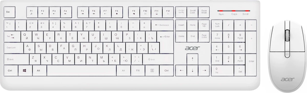 Изображение товара Комплект клавиатура и мышь Acer OCC401 / ZL.ACCCC.017 (белый)