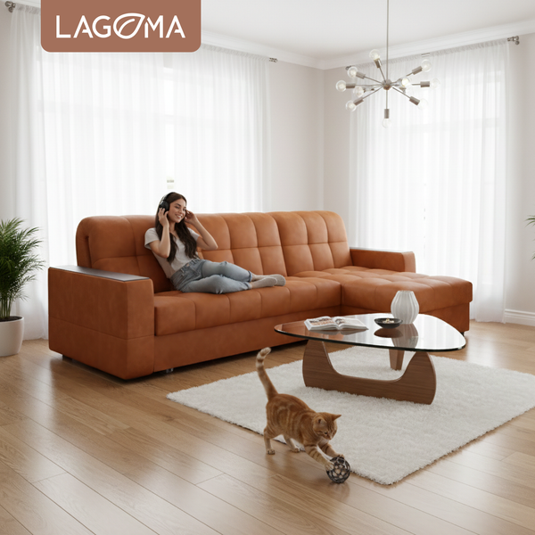 Изображение товара Диван угловой LAGOMA Кайо правый (Tango Terra)