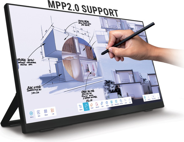 Изображение товара Портативный монитор Iiyama ProLite T2755QSC-B1 (черный)