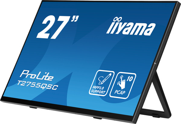 Изображение товара Портативный монитор Iiyama ProLite T2755QSC-B1 (черный)