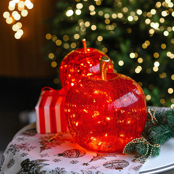 Изображение товара Световая фигурка Fitz and Floyd Lights in the night Яблоко / 1025090