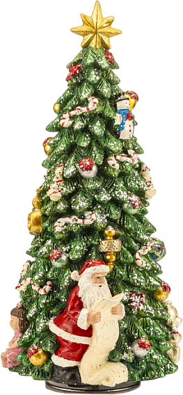 Изображение товара Статуэтка Fitz and Floyd The Carillon Елка и Санта / 1025416