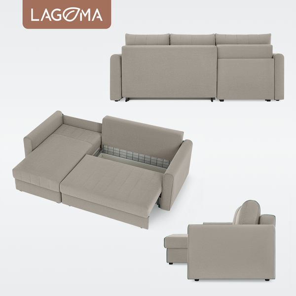 Изображение товара Диван угловой LAGOMA Рона (Savage 290)