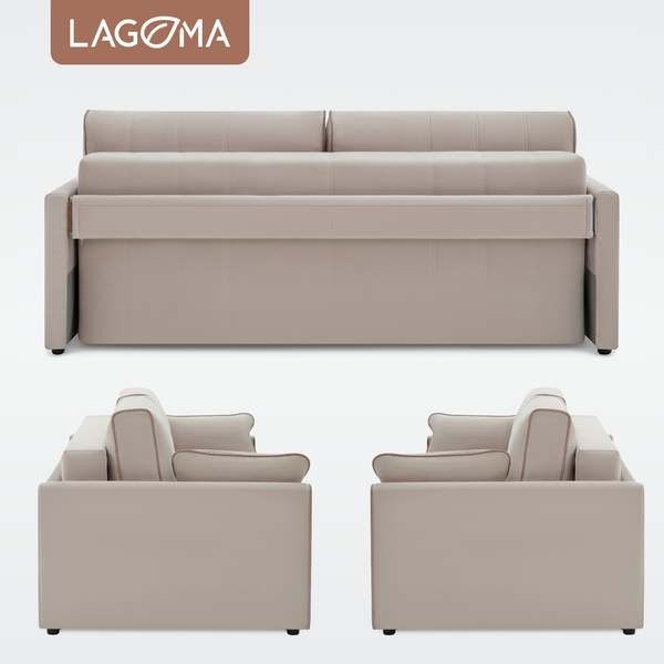 Изображение товара Диван LAGOMA Медина (Elvas Latte/Elvas Desert)