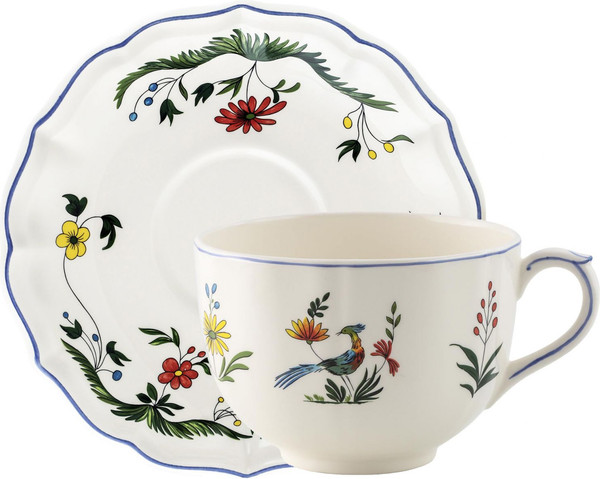 Изображение товара Чашка с блюдцем Gien Oiseaux De Paradis / 01111PTJ26