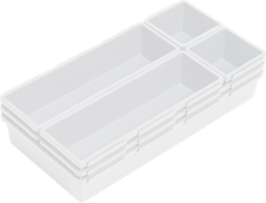 Изображение товара Набор лотков для хранения Violet Комбо 4 / 744706 (белый)