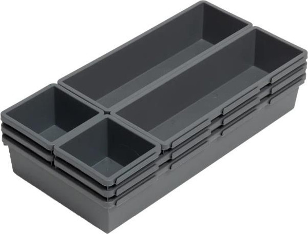 Изображение товара Набор лотков для хранения Violet Комбо 4 / 744718 (серый)