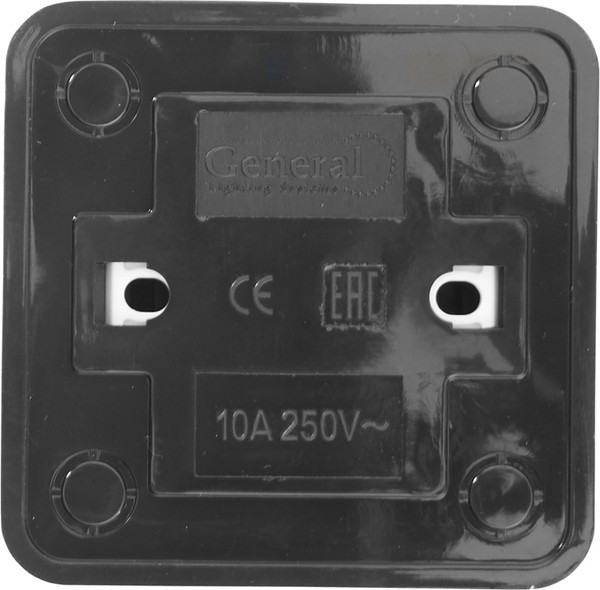 Изображение товара Выключатель General Lighting Альфа 477049 (черный)