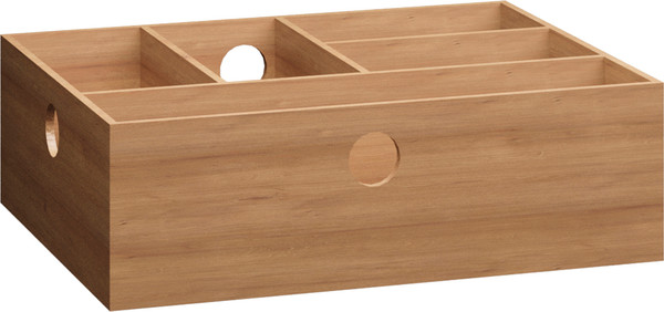 Изображение товара Комплект мебели для ванной Lauter Adri тумба, столешница, раковина 21674A (органайзер 32 см, 59 см, белый глянец)