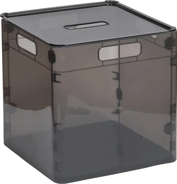 Изображение товара Ящик для хранения Violet С крышкой / 923504 (35л, графит)