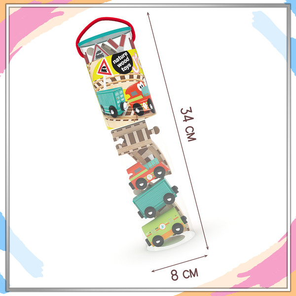 Изображение товара Железная дорога игрушечная Hape Jadore Весёлый поезд с кольцевой Железные дороги / 833189_HPJ