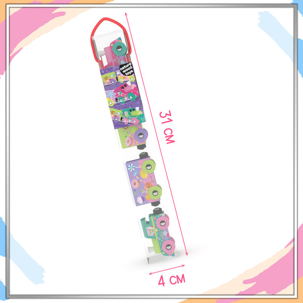 Изображение товара Поезд игрушечный Hape Jadore Поезд Принцессы Железные дороги / 833477_HPJ