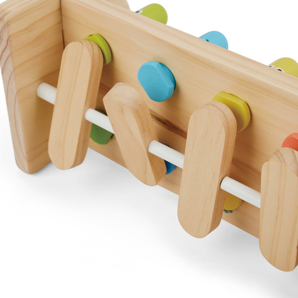 Изображение товара Развивающий игровой набор Hape Стучалка Радужная колотушка с молотком / E0529_HP