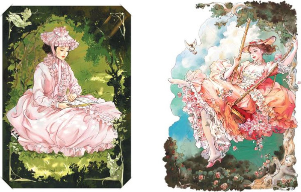 Изображение товара Раскраска-антистресс Эксмо Девушки и искусство