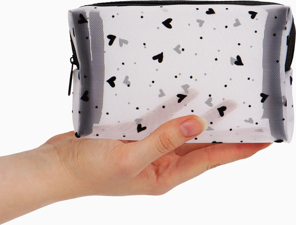 Изображение товара Косметичка Sima-Land Hearts 10931322 (белый)