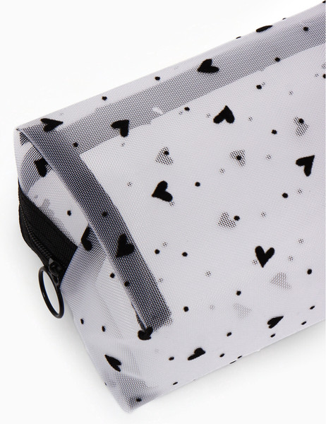 Изображение товара Косметичка Sima-Land Hearts 10931322 (белый)