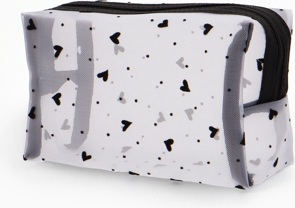 Изображение товара Косметичка Sima-Land Hearts 10931322 (белый)