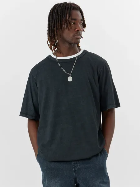 Изображение товара Футболка Mark Formelle 111772-1 (р.96-170/176, acid wash на черном)