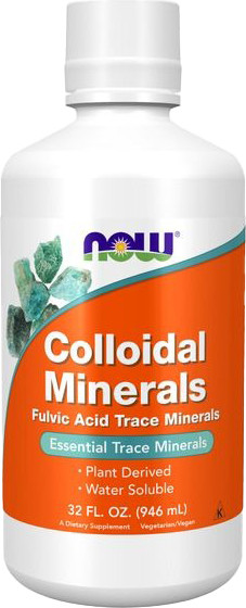 Изображение товара Мультиминеральный комплекс NOW Colloidal Minerals (946мл)