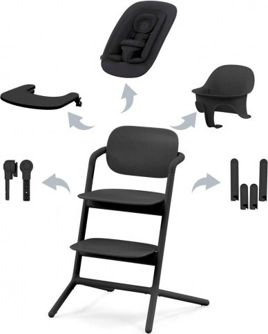 Изображение товара Стульчик для кормления Cybex Lemo 4в1 (Stunning Black)