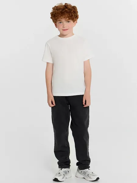 Изображение товара Комплект футболок детских Mark Formelle 113379-2 (р.158-80, белый/черный)