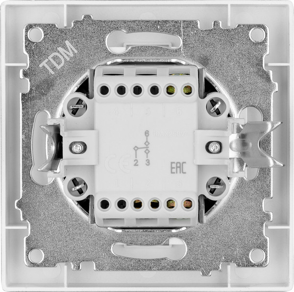 Изображение товара Выключатель TDM Сенеж SQ1816-0306 (черный)