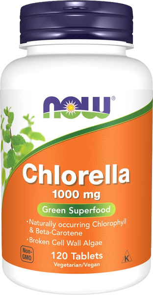 Изображение товара Пищевая добавка NOW Chlorella (120 таблеток)