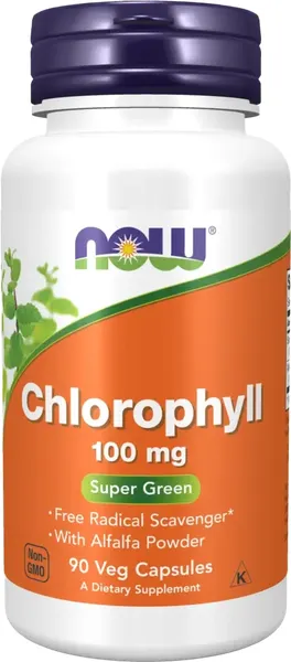 Изображение товара Пищевая добавка NOW Chlorophyll (90 капсул)