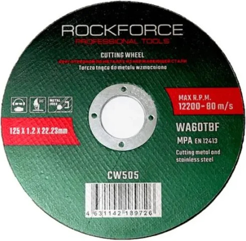 Изображение товара Отрезной диск RockForce RF-CW104 (29630)