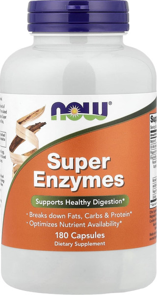 Изображение товара Пищевая добавка NOW Super Enzymes (180 капсул)