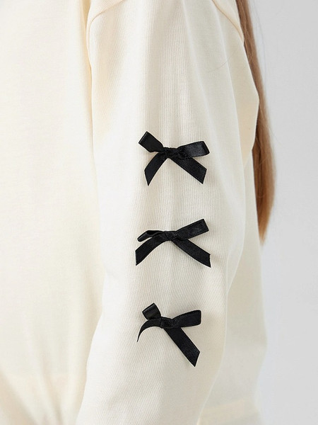 Изображение товара Лонгслив детский Mark Formelle 127908/1 (р.104-56, айвори/декор)