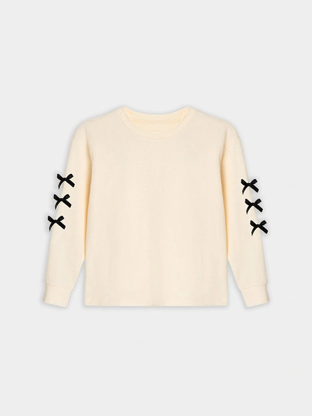 Изображение товара Лонгслив детский Mark Formelle 127908/1 (р.110-56, айвори/декор)
