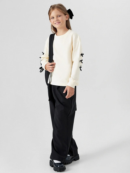 Изображение товара Лонгслив детский Mark Formelle 127908/1 (р.110-56, айвори/декор)